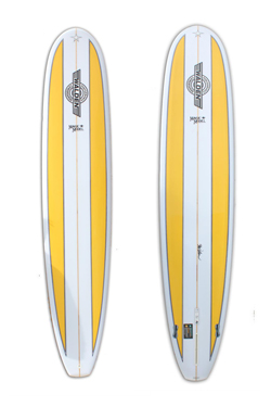 [서프보드][배송X]롱보드9`6월든매직모델 옐로우 9&#039;6 Magic Model PU Yellow